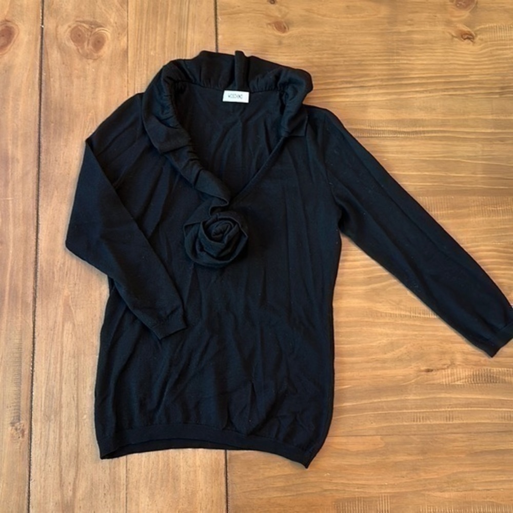 Moschino Black Rose Top